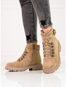 Suede trappers for women Shelvt