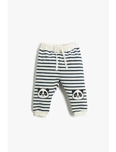 Koton Baby Boy Navy Blue Striped Sweatpants