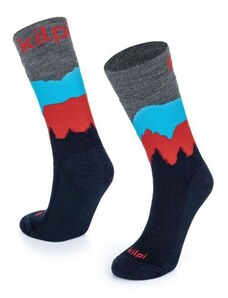 Unisex ponožky z merino vlny Kilpi NORS-U tmavě modré
