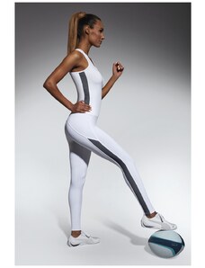 Bas Bleu Sports leggings IMAGINE with decorative mesh stripes