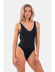 Nebbia One-piece Swimsuit Black French Style 460 Black M