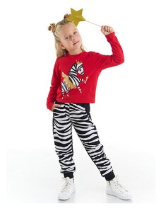 Denokids Ballerina Zebra Girls Kids T-shirt Pants Suit