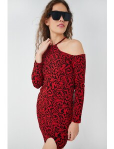 Koton šaty - červená - asymetrická