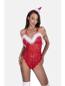 LivCo Corsetti Fashion Woman's Body Santas Lace Lady 90705