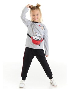 mshb&g Cat in Bag Girl Child T-shirt Trousers Suit