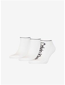 Sada tří párů pánských ponožek v bílé barvě Calvin Klein Underwear - Pánské