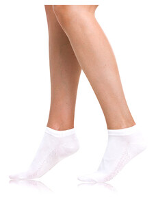 Bellinda Dámské kotníkové ponožky BAMBUS AIR LADIES IN-SHOE SOCKS - Krátké dámské bambusové ponožky - bílá