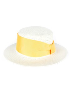Art of Polo Široký pruh klobouk Ecru-Yellow Ecru-Yellow