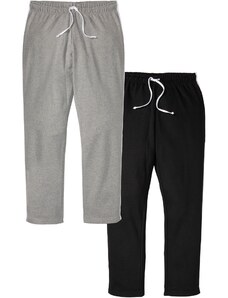 bonprix Sportovní kalhoty (2 ks v balení) Černá