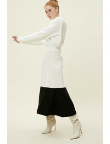 Koton Color Blocked Knit Skirt