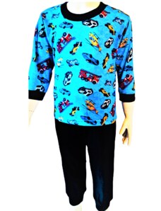 IRIS-Chlapecké pyžamo Auta modré