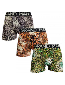 Grand Man bavlněné boxerky pánské 3ks