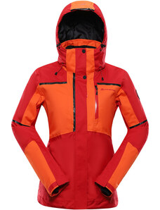 Alpine Pro Malefa Dámská lyžařská bunda LJCY546 tmavě červená XS