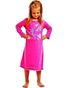 CALVI-Dívčí noční košile Zebřička fialová