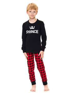 DN Nightwear Chlapecké pyžamo Prince černé