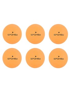 Spokey LERNER * Pingpongové loptičky, 6 ks, oranžové