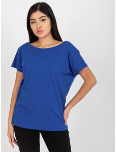Fashionhunters Dámské tričko Fire - modré
