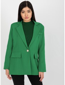 ITALY MODA ZELENÉ ELEGANTNÍ SAKO -GREEN Zelená