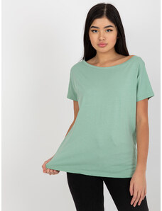 Fashionhunters Dámské tričko Fire - zelená