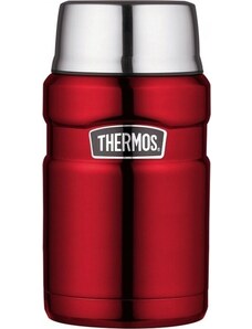 Thermos Termoska na jídlo se šálkem - červená 710 ml