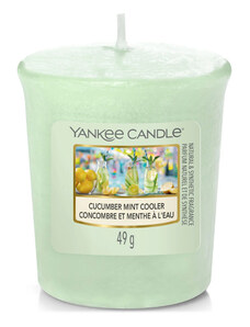 Yankee Candle – votivní svíčka Cucumber Mint Cooler (Okurková limonáda s mátou), 49 g