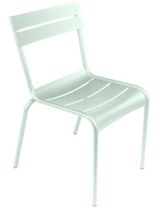 Mátově zelená kovová zahradní židle Fermob Luxembourg
