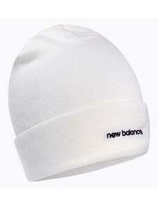 Dámská zimní čepice New Balance Knit Cuffed Beanie Embroider bílá NBLAH13032WT