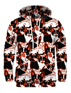 Mr. GUGU & Miss GO Unisex's Hoodie Kangaroo H-K2028