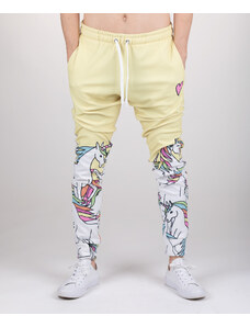 Pánské tepláky Aloha From Deer Aloha_From_Deer_Unicorn_Sweatpants_SWPN-PC_AFD172_Yellow