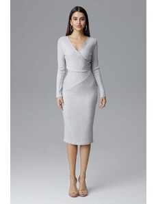 Figl Woman's Dress M637 Grey