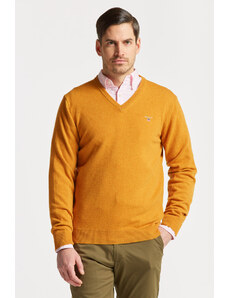 SVETR GANT SUPERFINE LAMBSWOOL V-NECK oranžová M