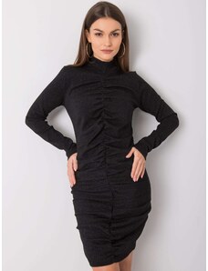 Fashionhunters Černé šaty od Luize RUE PARIS