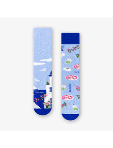 More Ponožky Santorini 078-A063 Modrá Modrá