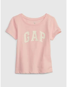 Dětské tričko GAP Logo t-shirt Růžová - GLAMI.cz
