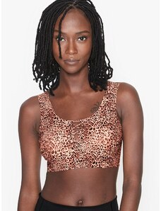 Podprsenka Victoria's Secret Lace-UP Bra Top Leopard