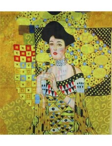 Bavlissimo Šála bavlněná 180 x 70 cm Gustav Klimt: Adele Bloch-Bauer I