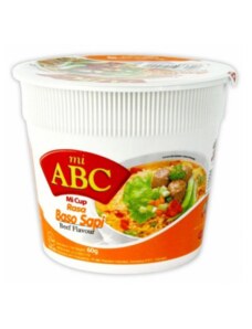 ABC Instantní polévka v kelímku 60g - Hovězí Baso Sapi