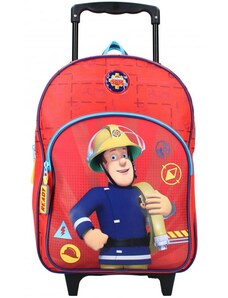 Vadobag Dětský cestovní kufr na kolečkách s přední kapsou Požárník Sam