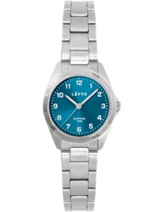 LAVVU Stříbrné dámské titanové hodinky EINA s vodotěsností 100M a safírovým sklem LWL5053