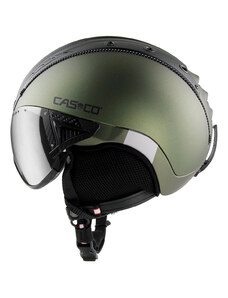 Lyžařská helma se štítem Casco SP-2 Visor Green