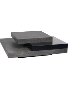 Betonově šedý konferenční stolek TEMAHOME Slate 90 x 90 cm