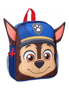 Vadobag Dětský / chlapecký předškolní batůžek Tlapková patrola - Paw Patrol - motiv Chase s ušima