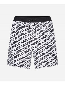 PLAVKY KARL LAGERFELD DIAGONAL AOP MED BOARDSHORTS