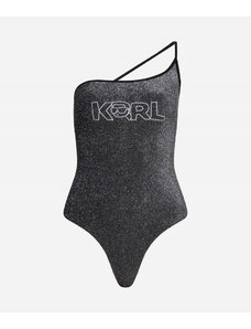 PLAVKY KARL LAGERFELD IKONIK 2.0 LUREX SWIMSUIT