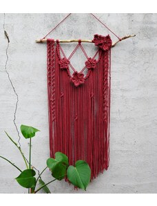 My Home Style Macramé WILD ROSE FLOWER BLUES XXL