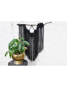 My Home Style Macramé BLACK FLOWER XXL