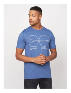 Pánské tričko Crosshatch modré