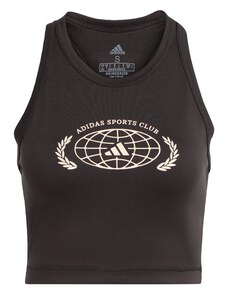 ADIDAS PERFORMANCE Funkční tričko 'Sports Club Graphic' černá