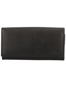 Delami Velká dámská kožená peněženka Stefano, černá