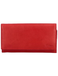 Dámská kožená peněženka červená - Delami Grentta červená